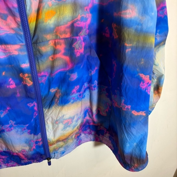 FABLETICS Sz 4X 100Nylon Flyweight Tie-Dye Windbreaker unlined Athletic Jacket - Picture 9 of 10